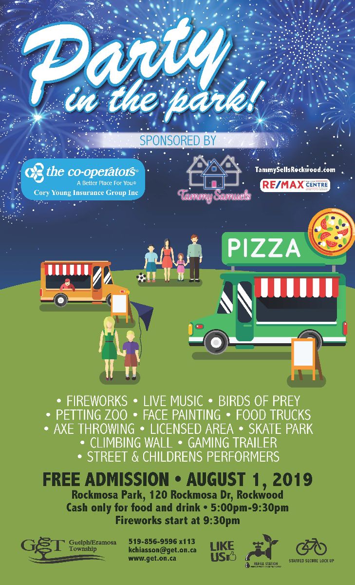 Party in the Park August 1, 2019