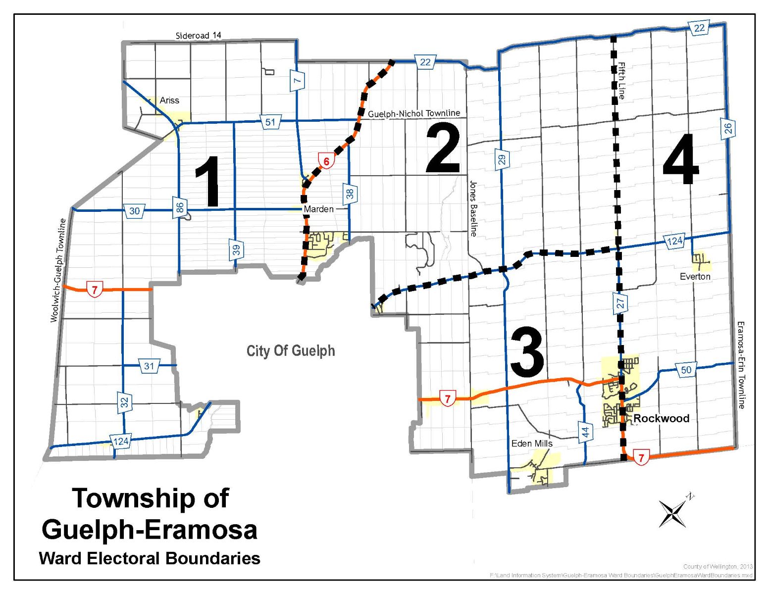 Township Ward Map